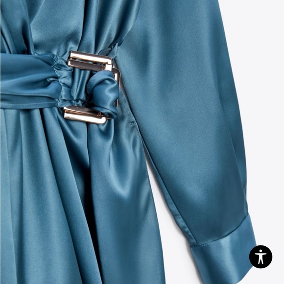 Zara buckle satin effect jumpsuit - Picture 7 of 10